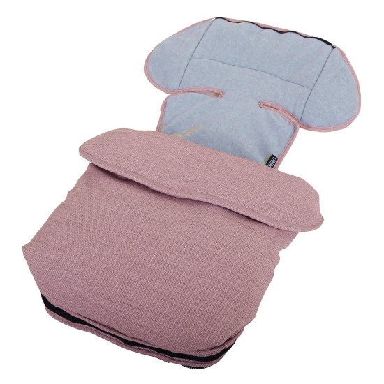Bebecar Fleece Lined Footmuff Dreamy Pink